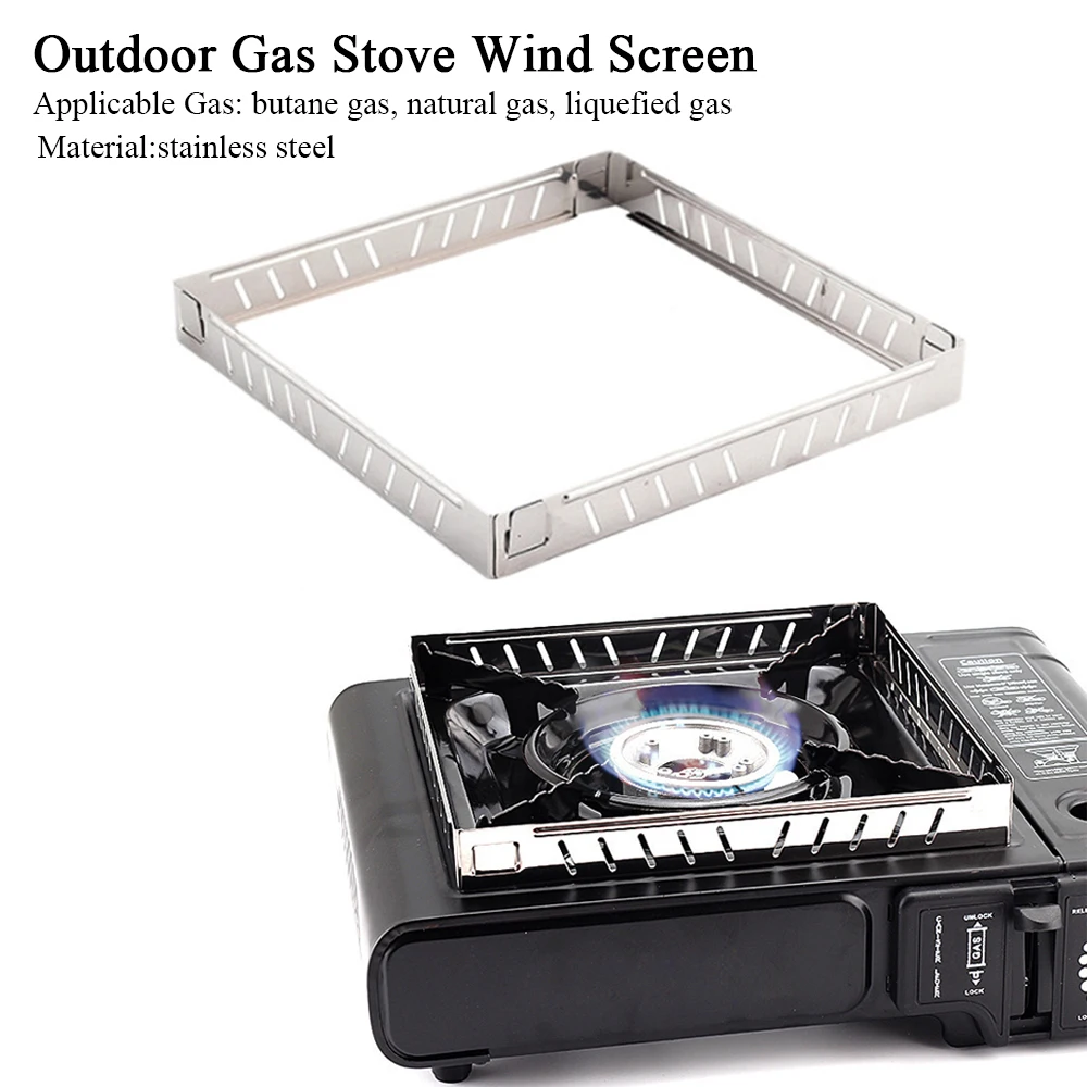 Camping Cooking Windscreen - Estufa de Gas para exteriores, pantalla