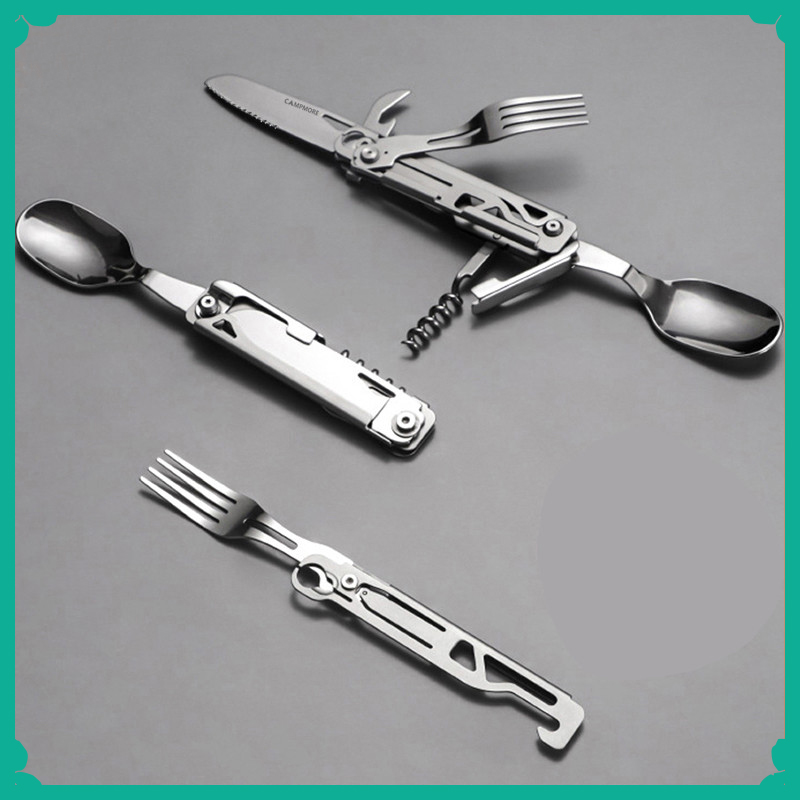 Quechua Camping Cooking Set - Juego de tenedor y cuchara multifunción