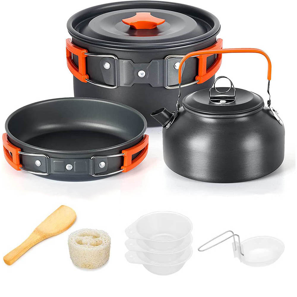 Camping Cooking Equipment Bag - Juego de utensilios de cocina de