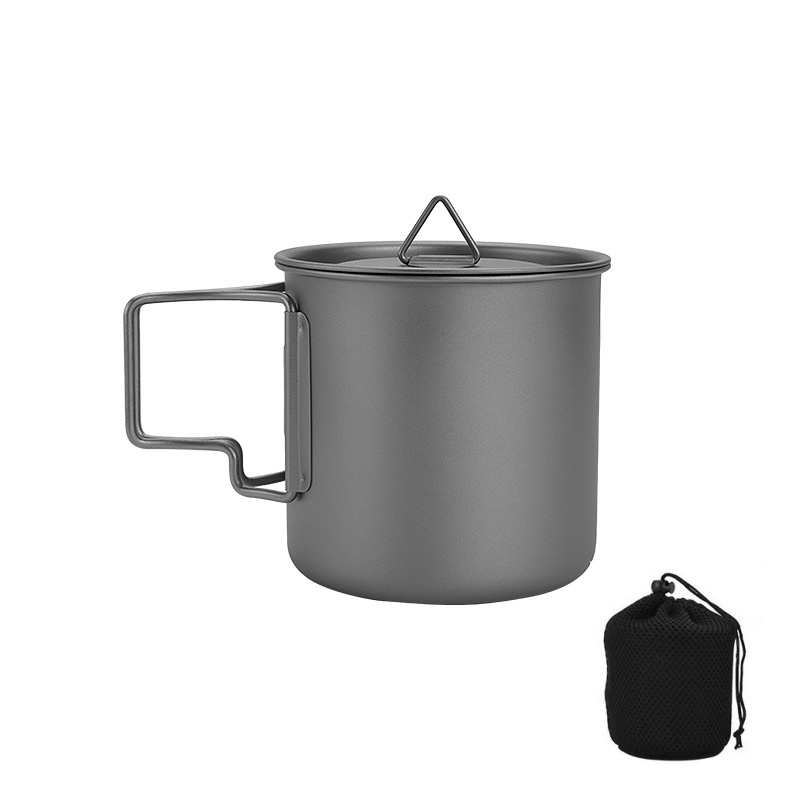 Camping Cooking Unit - Taza de camping de titanio con