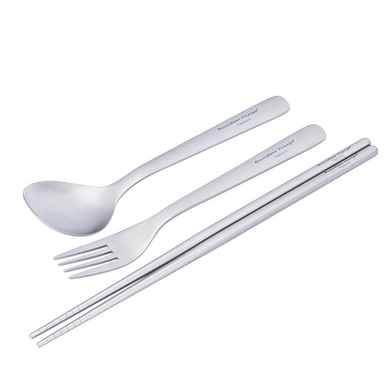 Camping Cooking Cutlery Set - Boundless Voyage Juego de Cocina Ultraligero