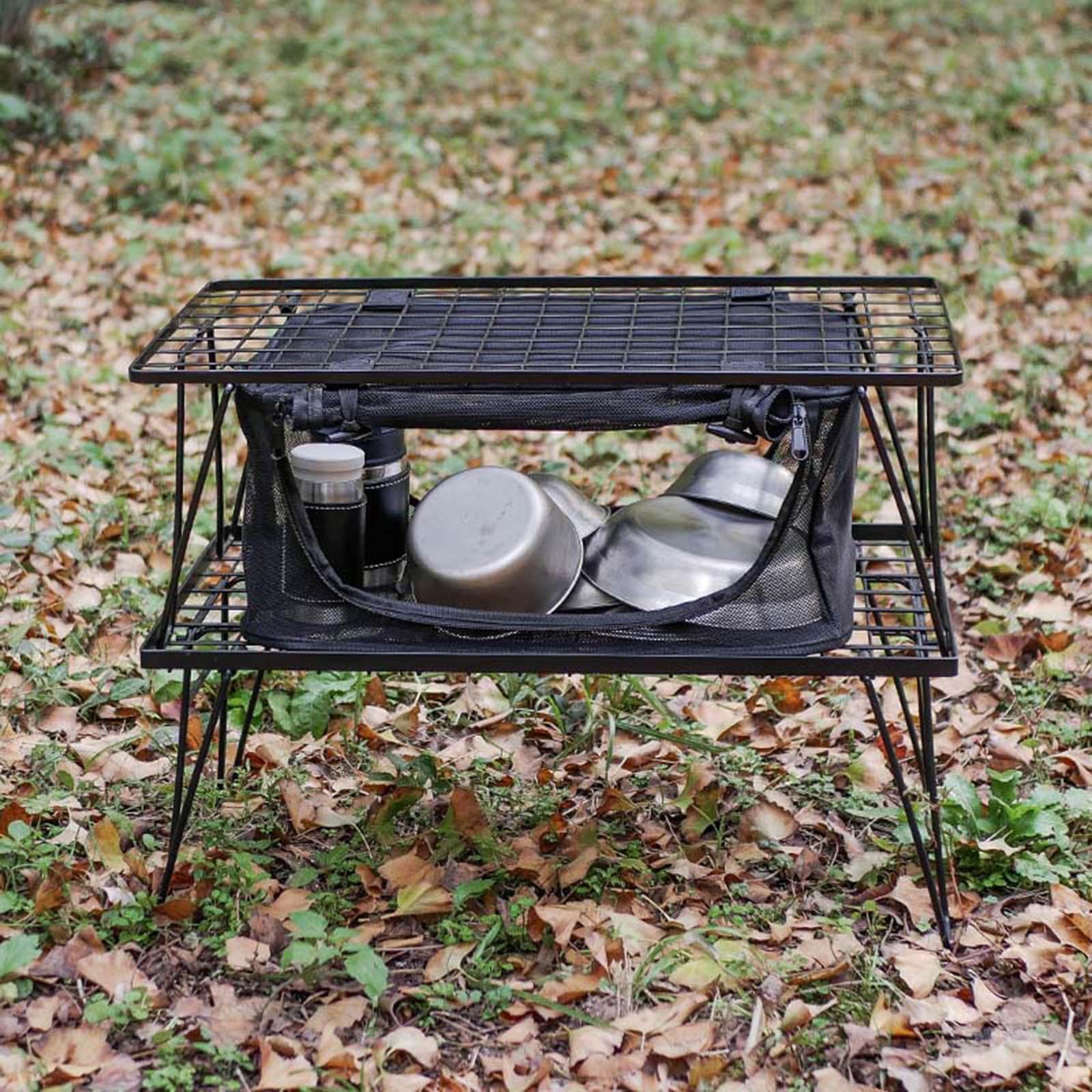 Camping Cooking Utensil Bag - Bolsa de almacenamiento para vajilla, estuche