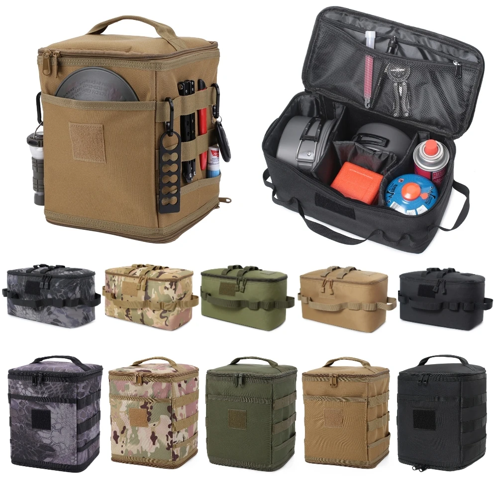 Camping Cooking Utensil Bag - Bolsa táctica, bolsa de almacenamiento para