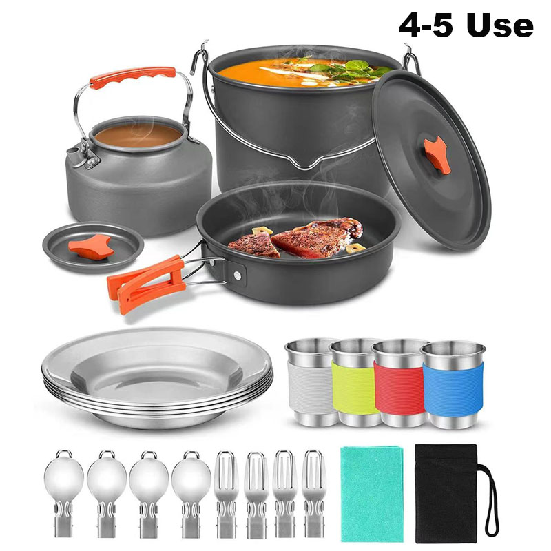 Camping Cooking Equipment Bag - Juego de utensilios de cocina de