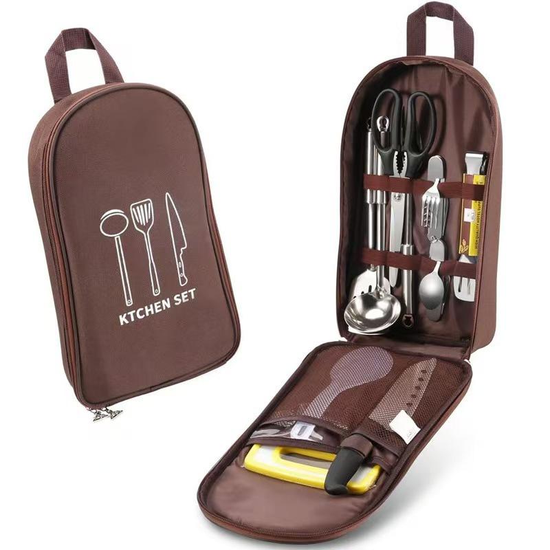 Camping Cooking Equipment Bag - Bolsa organizadora de utensilios para acampar,