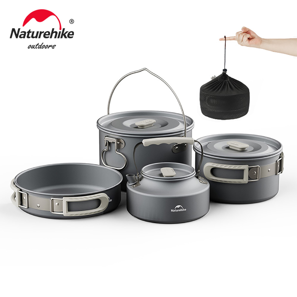 Quechua Camping Cooking Set - Naturehike-Kit de utensilios de cocina para