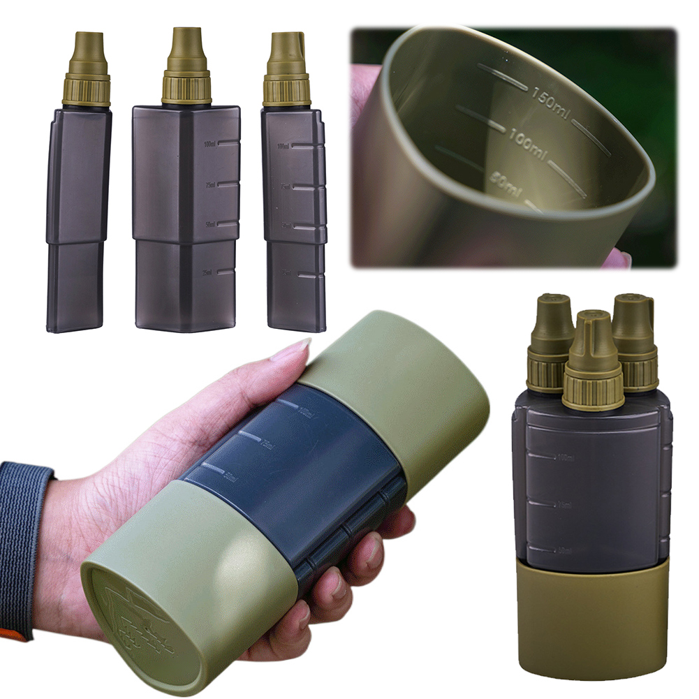 Camping Cooking Windscreen - Dispensador de condimentos 3 en 1