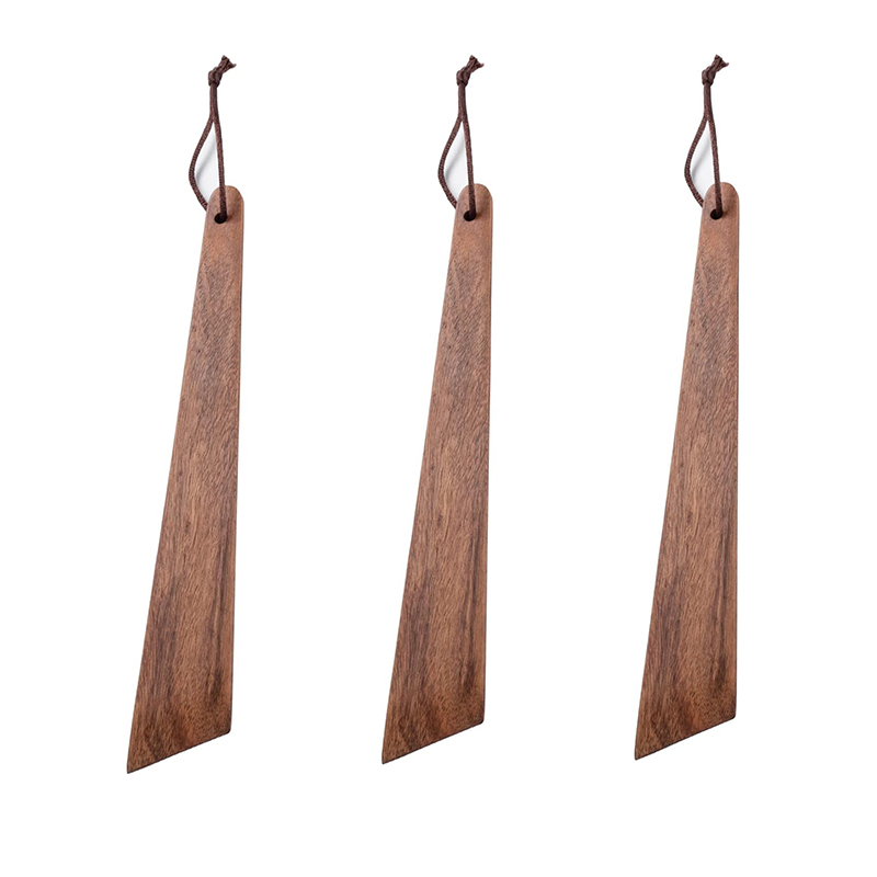 Camping Cooking Windscreen - Espátula de madera portátil, volteador de