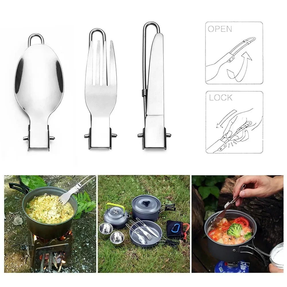 Camping Cooking Cutlery Set - Juego de cocina para Picnic y