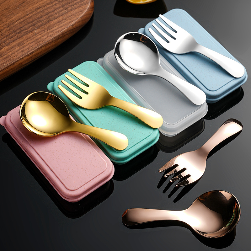 Japan Camping Cooking - Juego de cubiertos portátil, cuchara, tenedor,