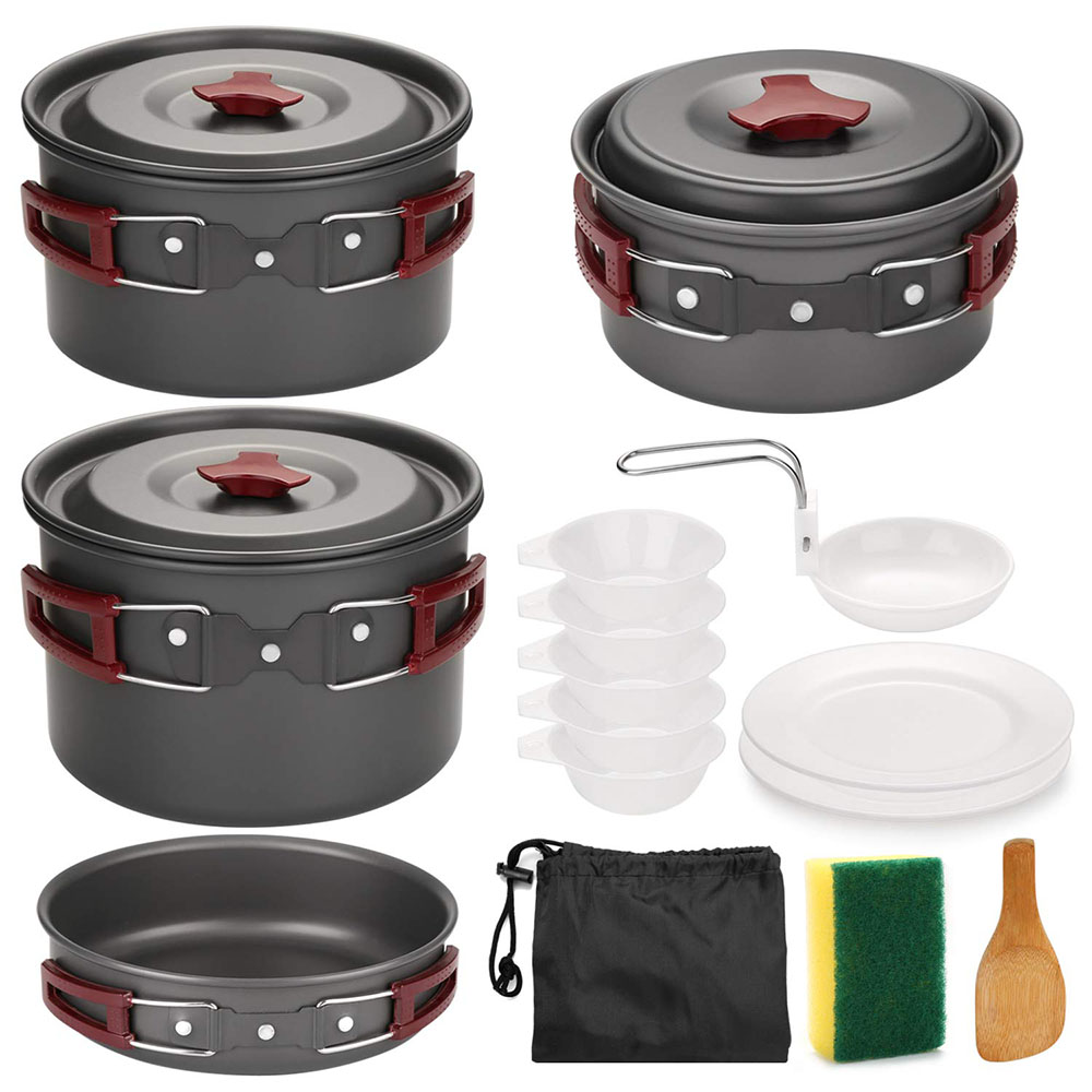 Camping Cooking Unit - Kit de utensilios de cocina para