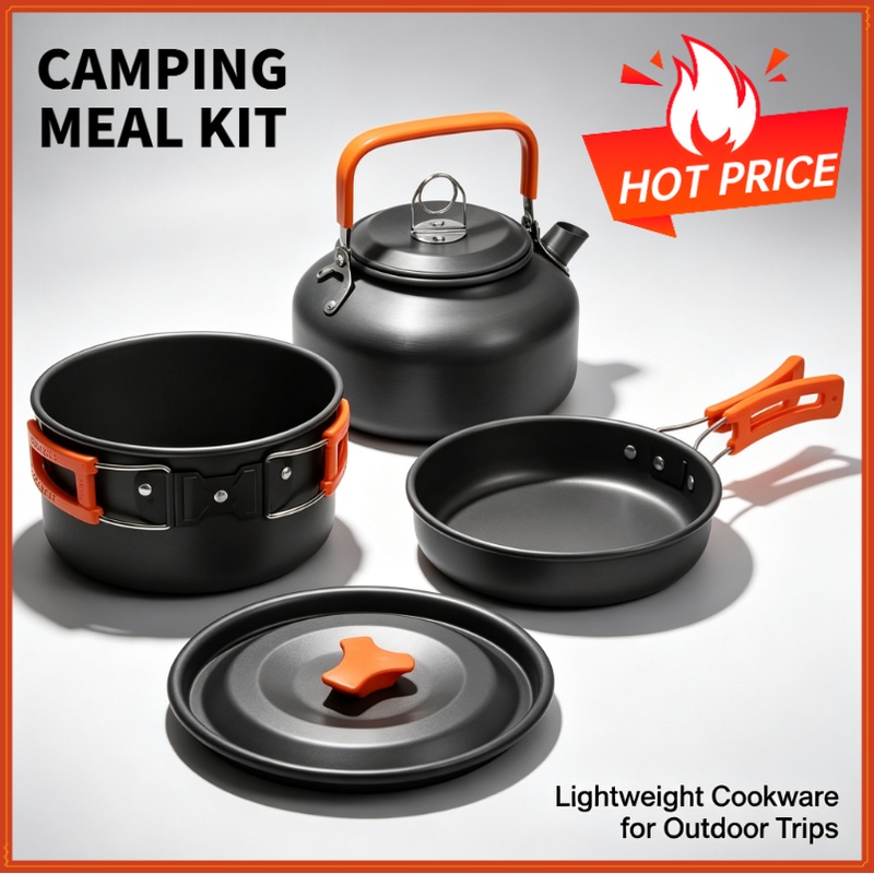 Camping Cooking Utensil Bag - Juego de cocina para acampar, utensilios