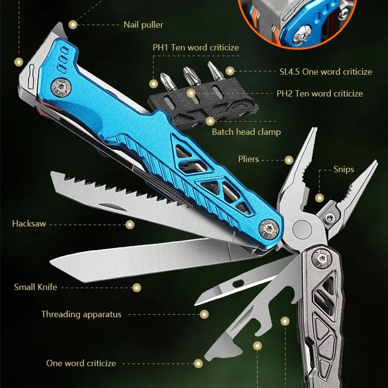 Alicates Plegables Portátiles  - Camping Cooking Knives reseña y precio