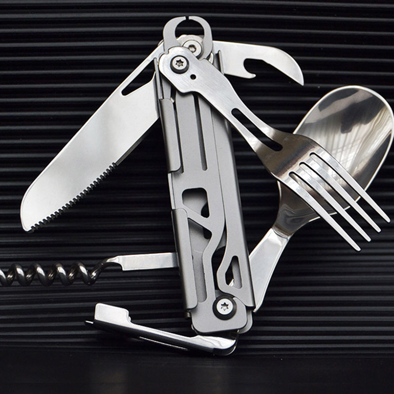 Juego de tenedor y cuchara mul - Quechua Camping Cooking Set reseña y precio