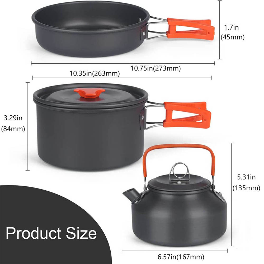 Juego de utensilios de cocina  - Camping Cooking Equipment Bag reseña y precio