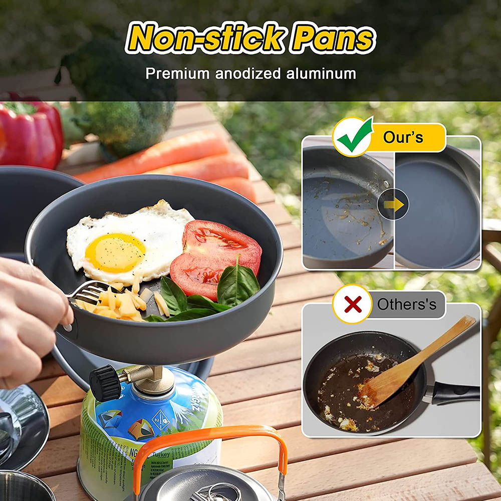 Juego de utensilios de cocina  - Camping Cooking Equipment Bag reseña y precio