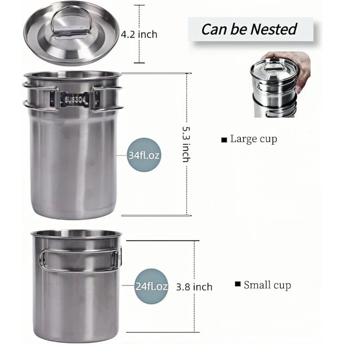 Tazas plegables para acampar,  - Camping Cooking Unit reseña y precio
