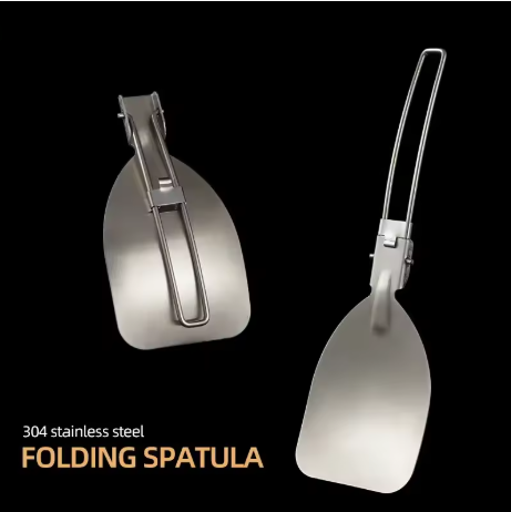 Espátula plegable para acampar - Quechua Camping Cooking Set reseña y precio