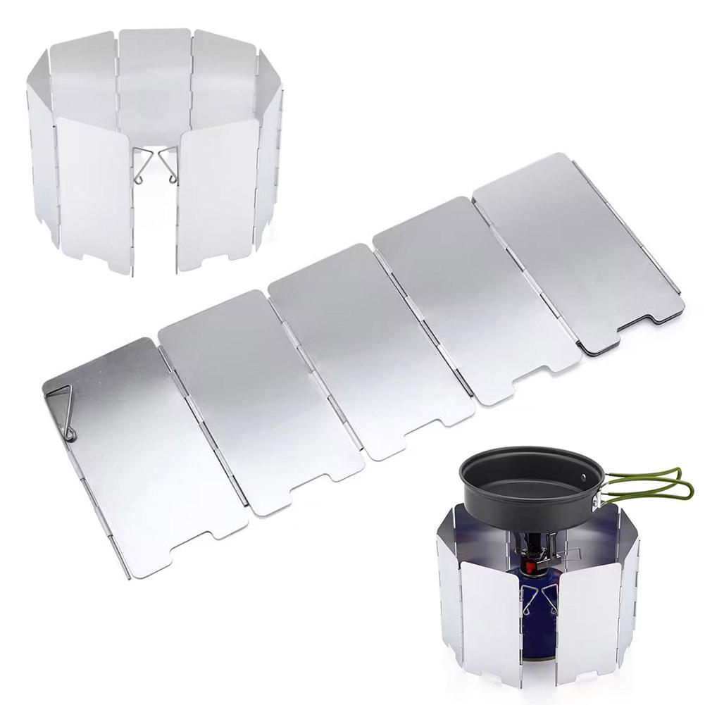 Protector de viento plegable p - Camping Cooking Windscreen reseña y precio