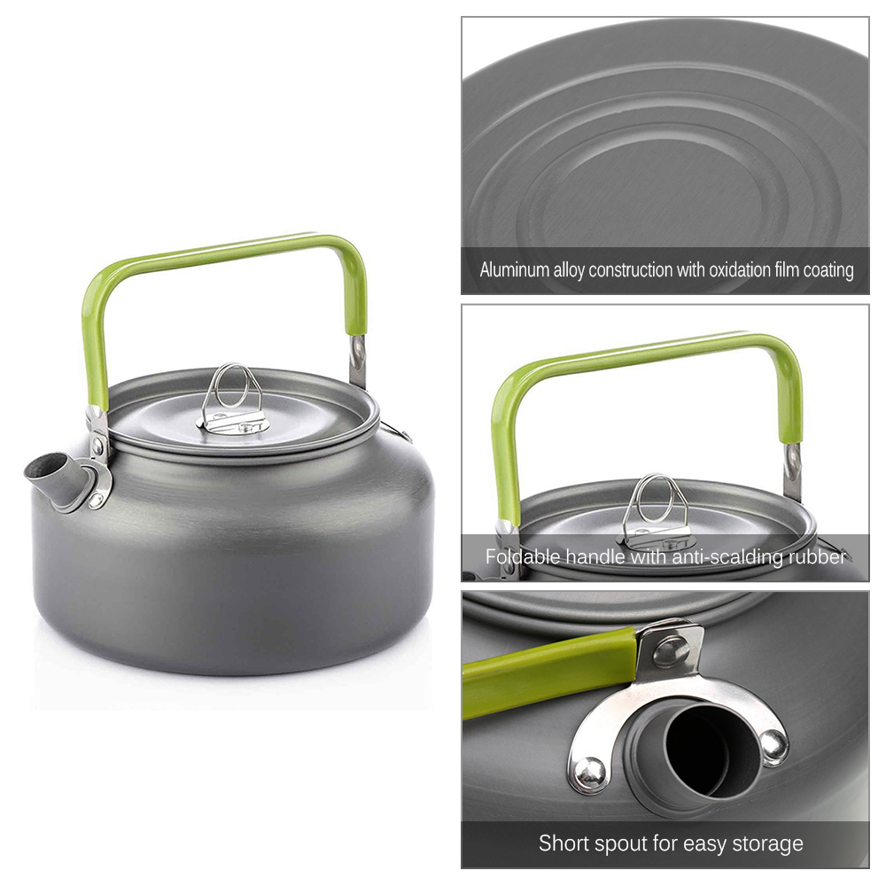 Hervidor de agua portátil para - Camping Cooking Kit reseña y precio