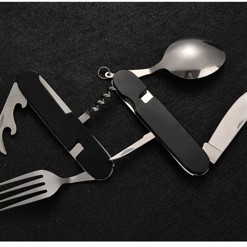 Vajilla plegable 4 en 1, utens - Camping Cooking Knives reseña y precio