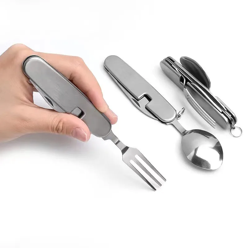 Juego de vajilla para acampar, - Camping Cooking Cutlery Set reseña y precio