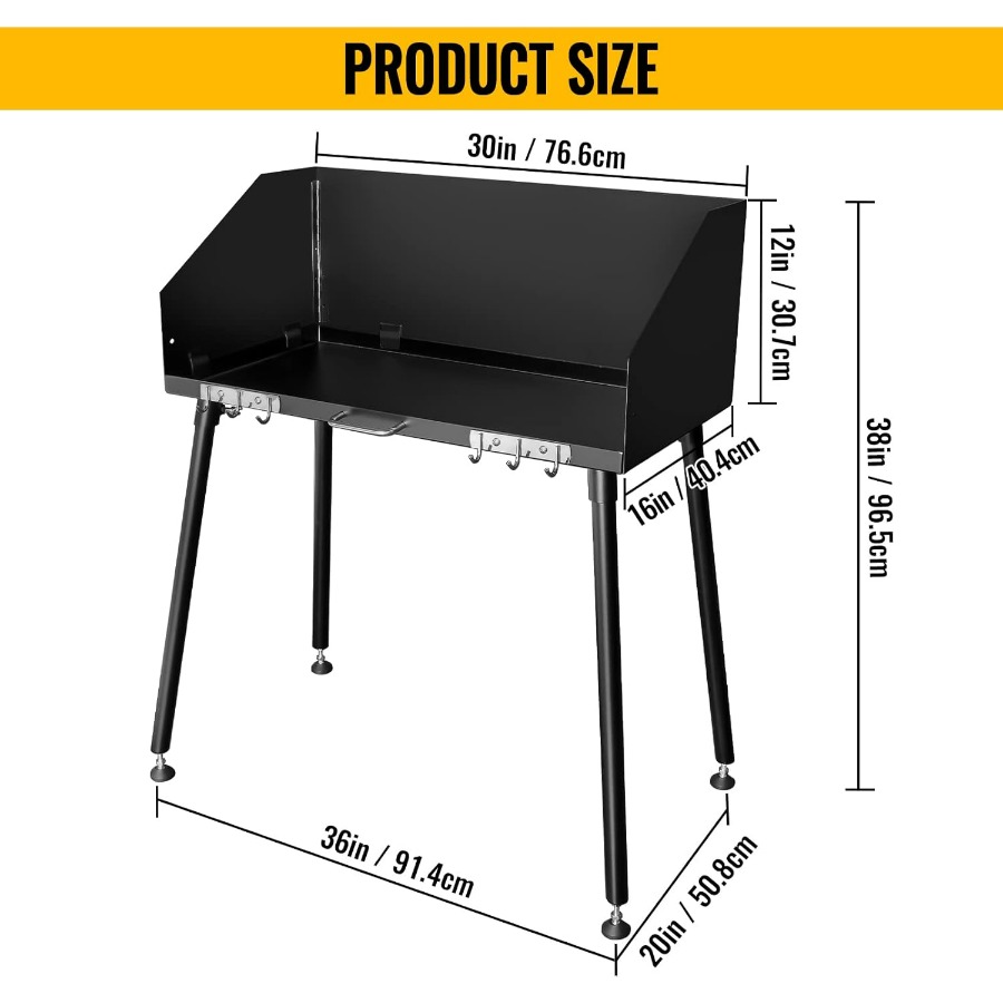Mesa de cocina para horno hola - Camping Cooking Windscreen reseña y precio