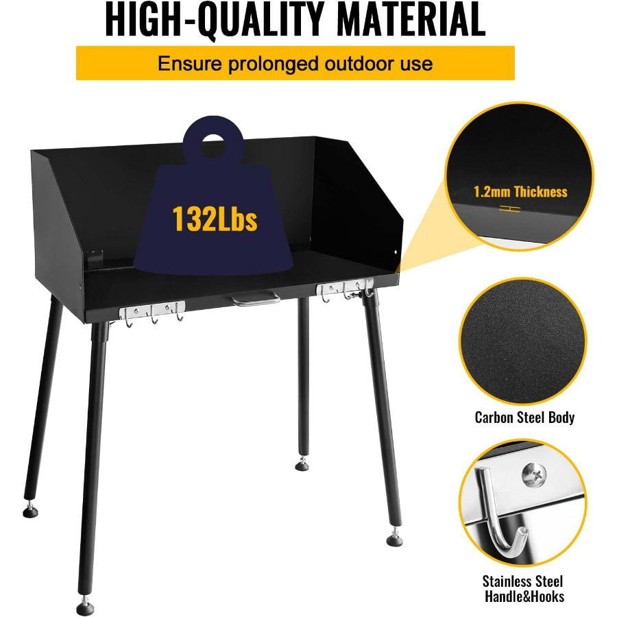 Mesa de cocina para horno hola - Camping Cooking Windscreen reseña y precio