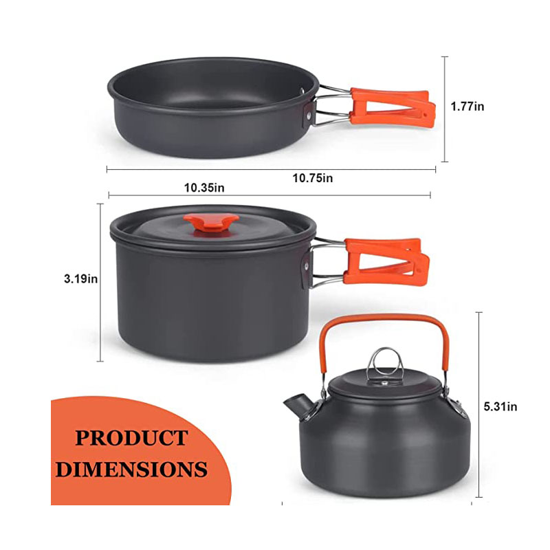 Juego de utensilios de cocina  - Camping Cooking Equipment Bag reseña y precio