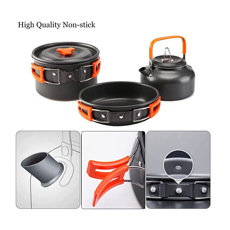 Juego de utensilios de cocina  - Camping Cooking Equipment Bag reseña y precio