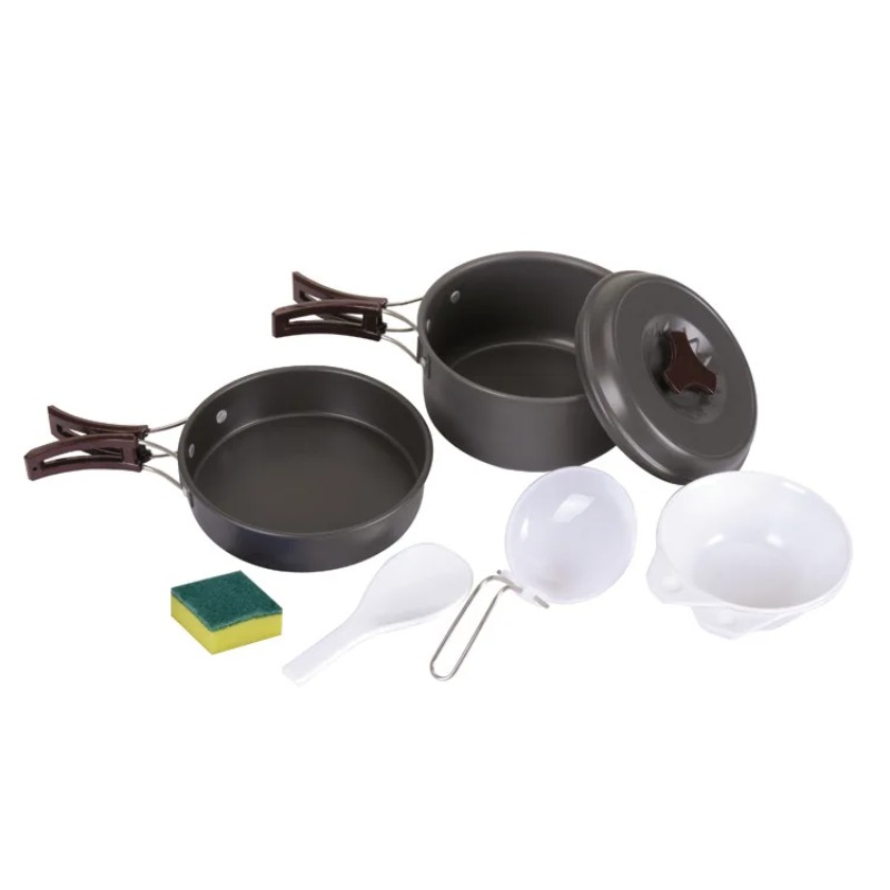 Juego de Ollas Bulin para Exte - Camping Cooking Cutlery Set reseña y precio