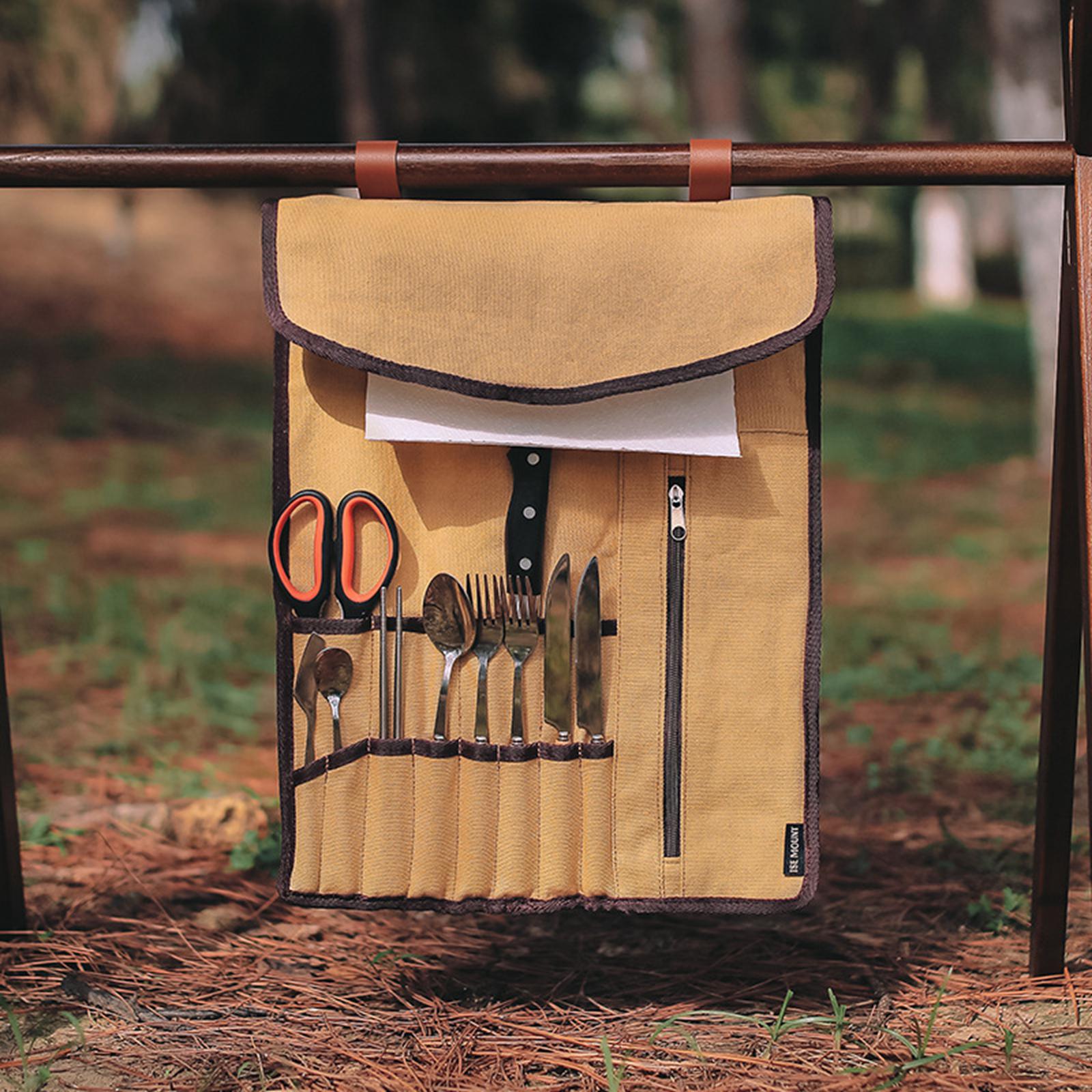 Bolsa enrollable portátil para - Camping Cooking Utensil Bag reseña y precio