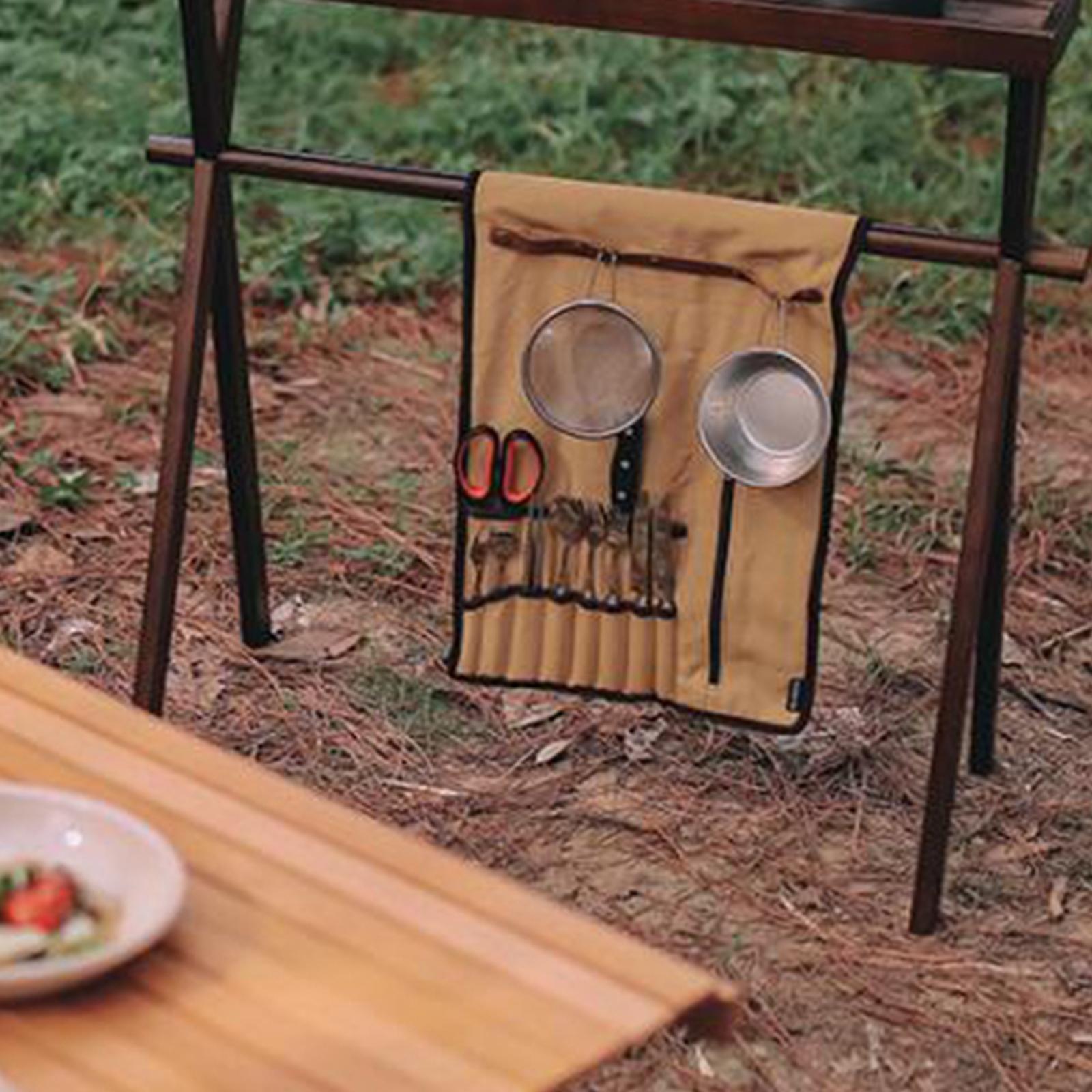 Bolsa enrollable portátil para - Camping Cooking Utensil Bag reseña y precio