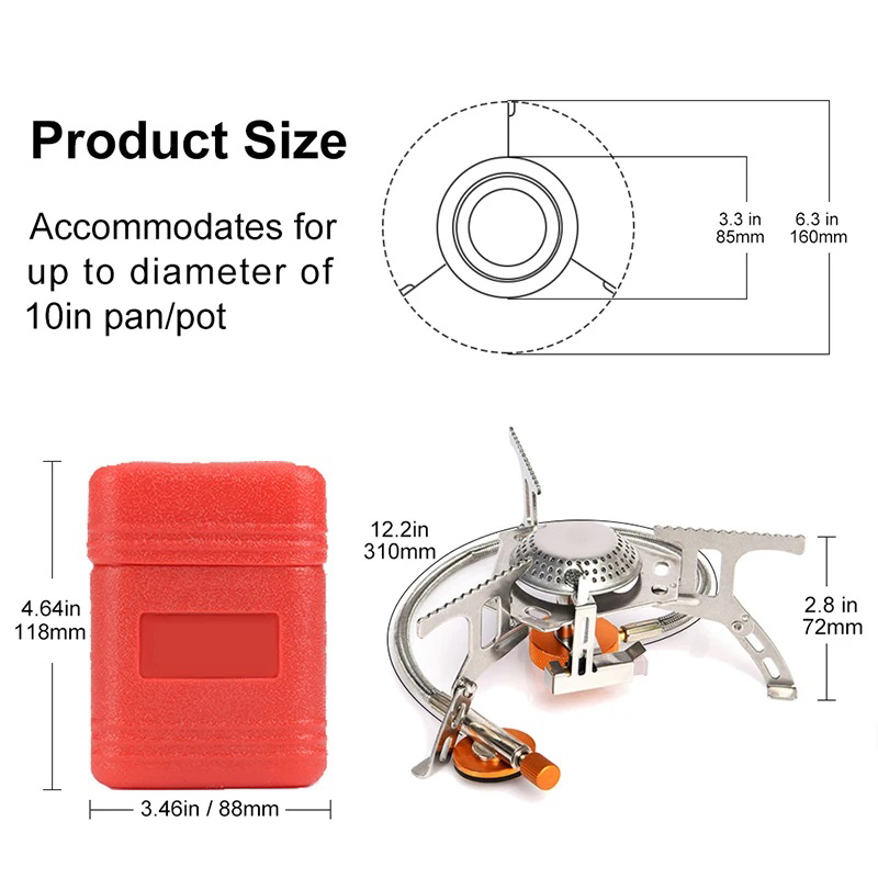 Estufa de Gas para acampar, es - Camping Cooking Equipment Bag reseña y precio