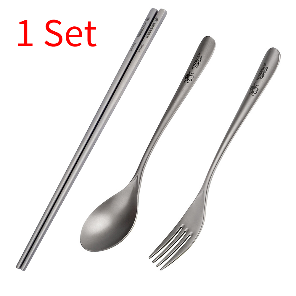 Juego de palillos de titanio l - Camping Cooking Kit reseña y precio