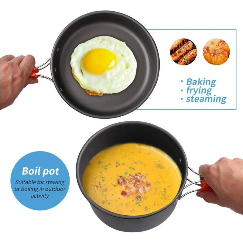 Juego de Cocina para Acampar,  - Camping Cooking Equipment Bag reseña y precio