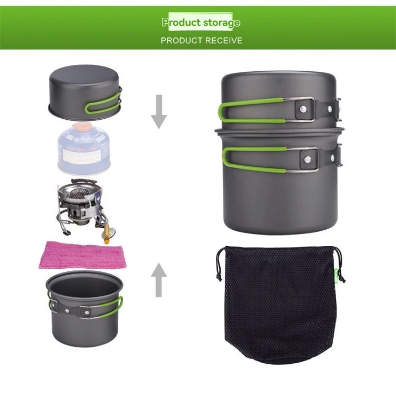 Juego de Utensilios de Cocina  - Camping Cooking Kit reseña y precio