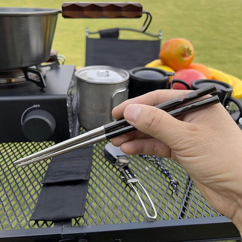 Palillos de cuchara plegables  - Camping Cooking Cutlery Set reseña y precio