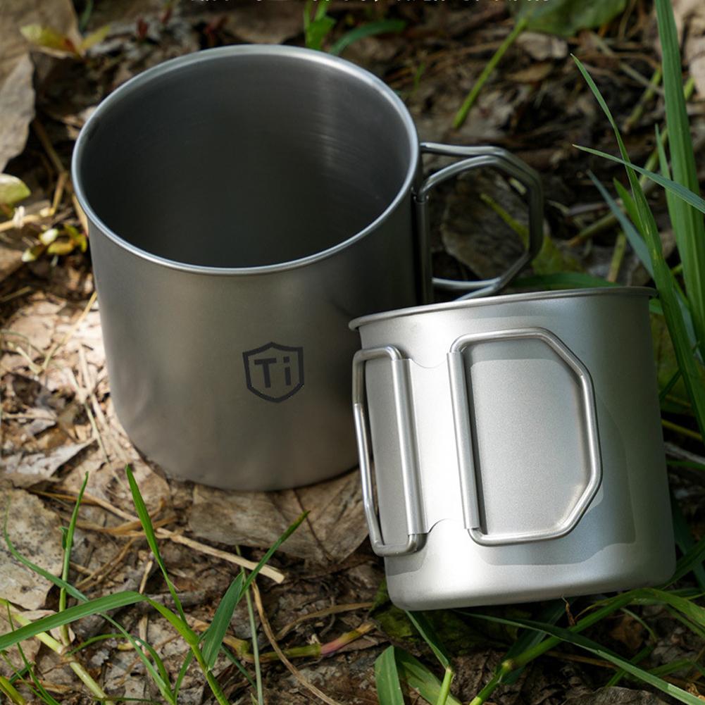 Taza de titanio para acampar,  - Quechua Camping Cooking Set reseña y precio