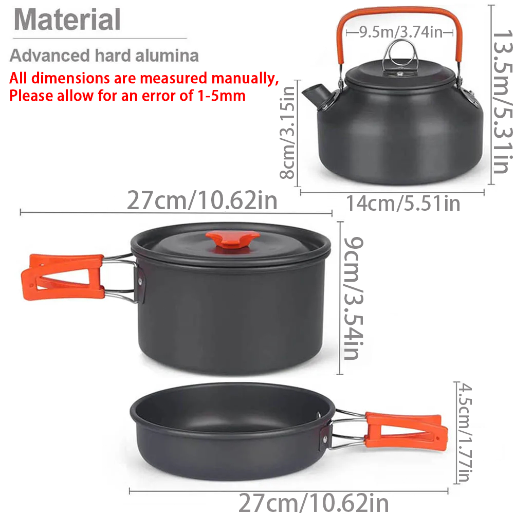 1 Uds./1 Juego de utensilios d - Camping Cooking Equipment Bag reseña y precio