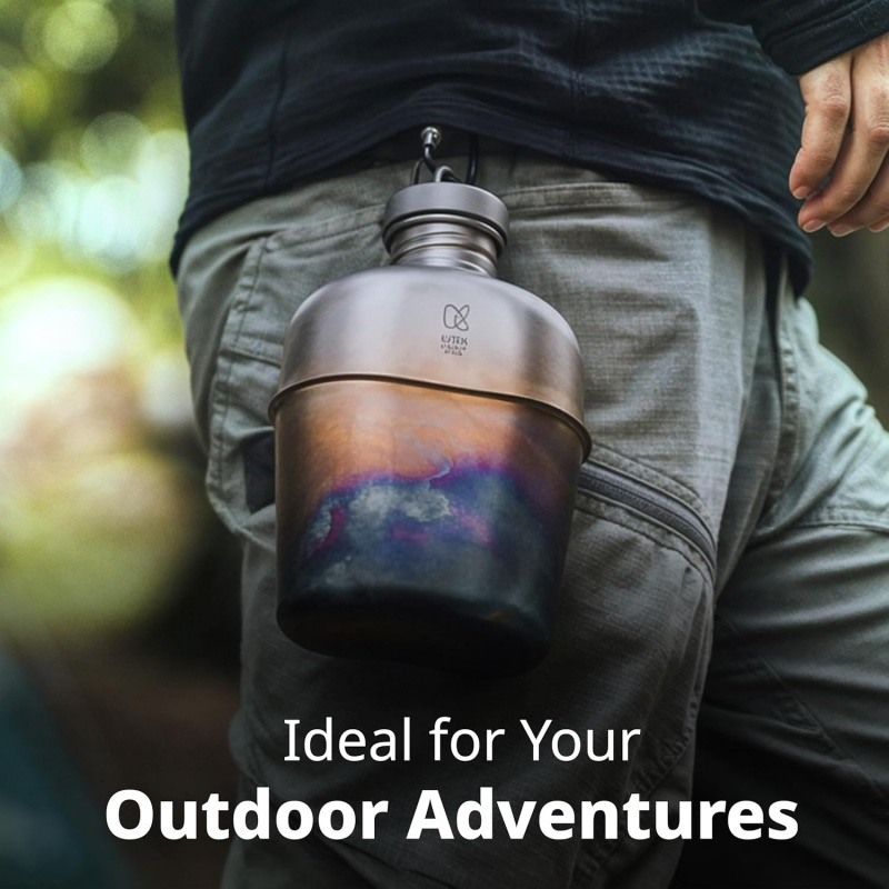Botella de titanio Keith para  - Camping Cooking Kit reseña y precio