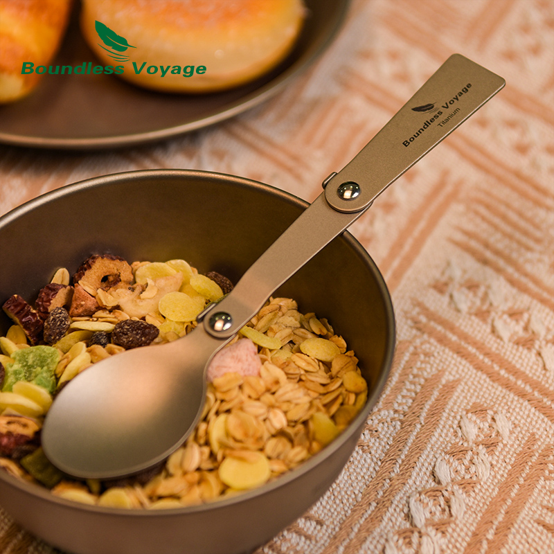 Cubiertos de titanio para acam - Camping Cooking Cutlery Set reseña y precio