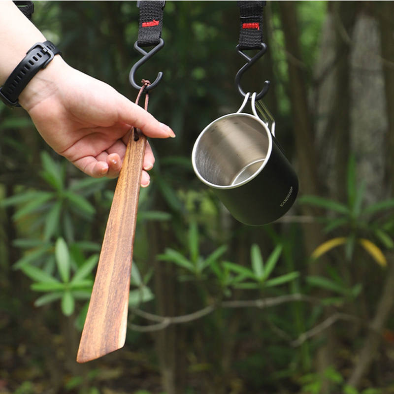 Espátula de madera portátil, v - Camping Cooking Windscreen reseña y precio