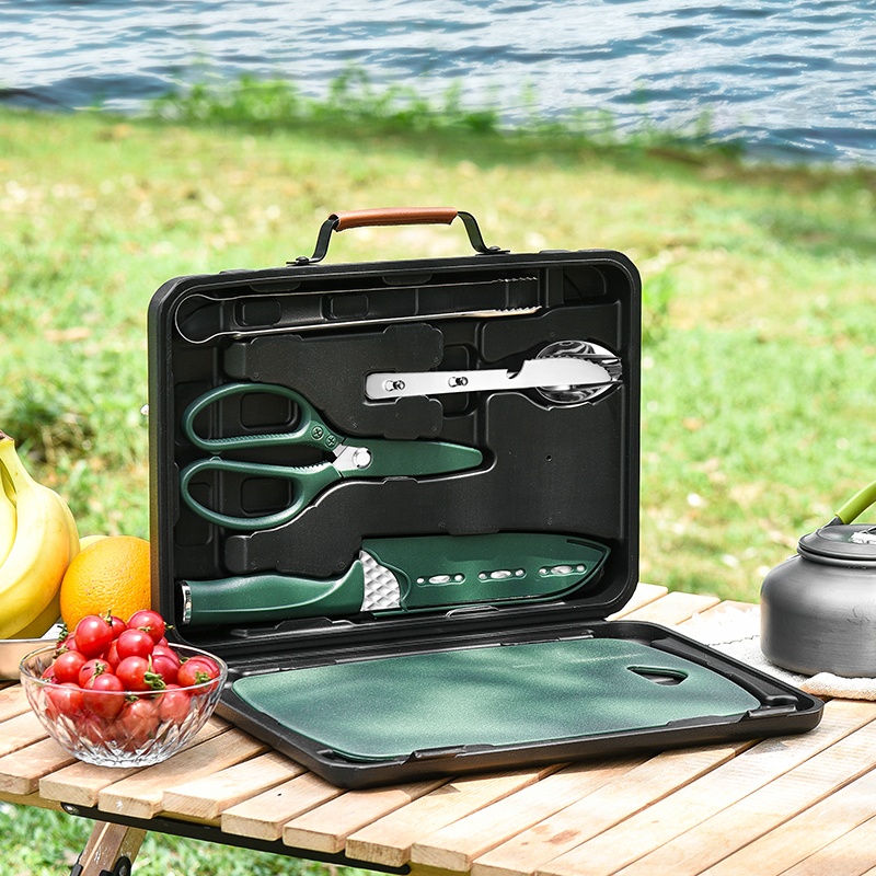 Equipo de Camping Kits de coci - Camping Cooking Essentials Kit reseña y precio