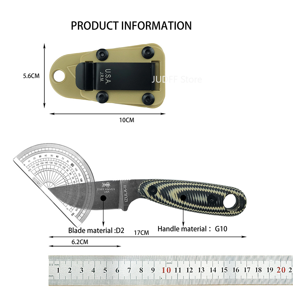 Cuchillo Fijo para Exteriores  - Camping Cooking Knives reseña y precio