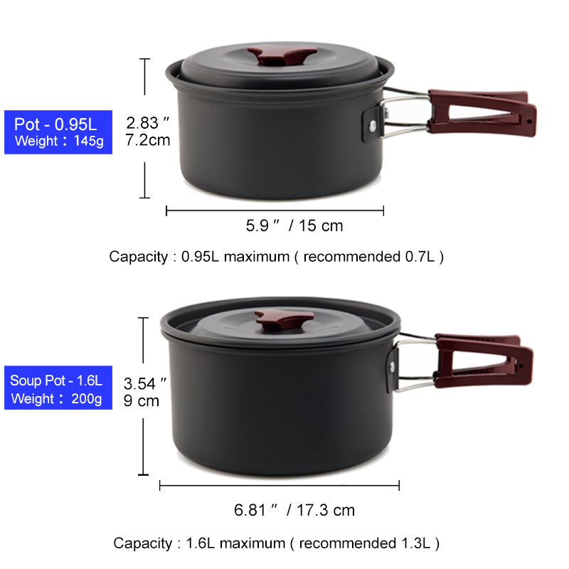 Widesea-Juego de utensilios de - Quechua Camping Cooking Set reseña y precio