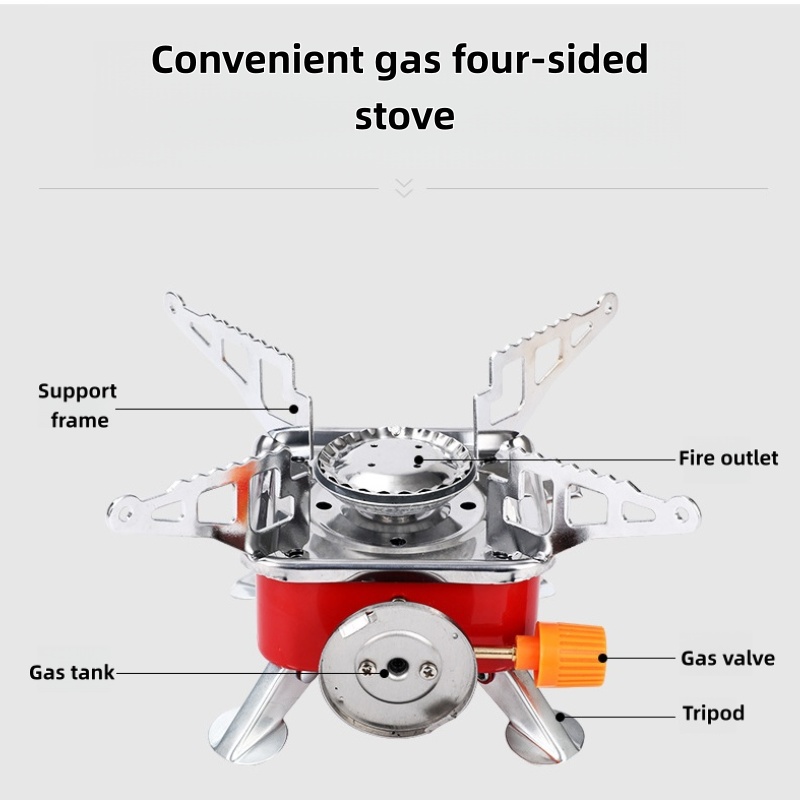 Mini Estufa Cuadrada Portátil  - Camping Cooking Windscreen reseña y precio