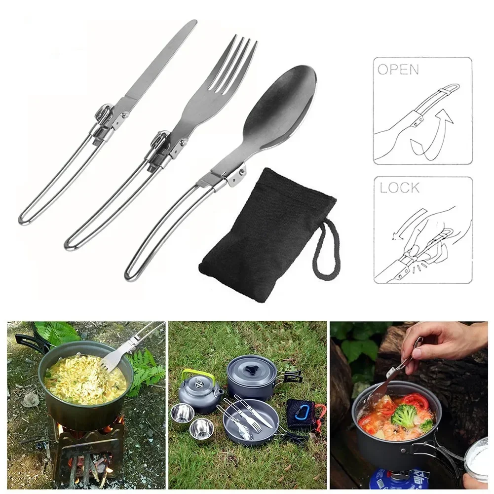 Juego de cocina para Picnic y  - Camping Cooking Cutlery Set reseña y precio
