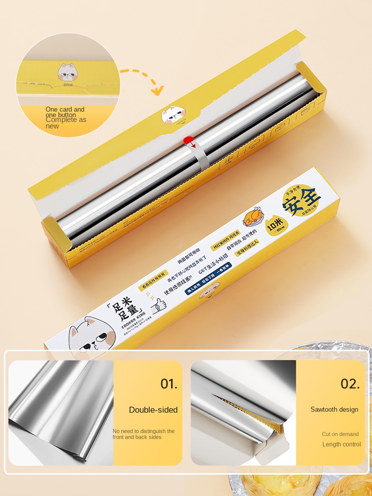 COOKER KING-freidora de aire p - Aluminum Foil Heavy Duty reseña y precio