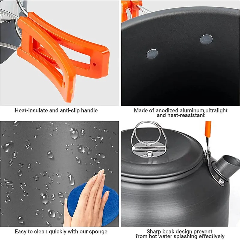 1 pieza/1 set de utensilios de - Camping Cooking Equipment Bag reseña y precio